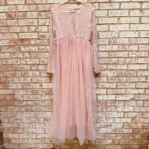 Beautiful light pink gown size XL
